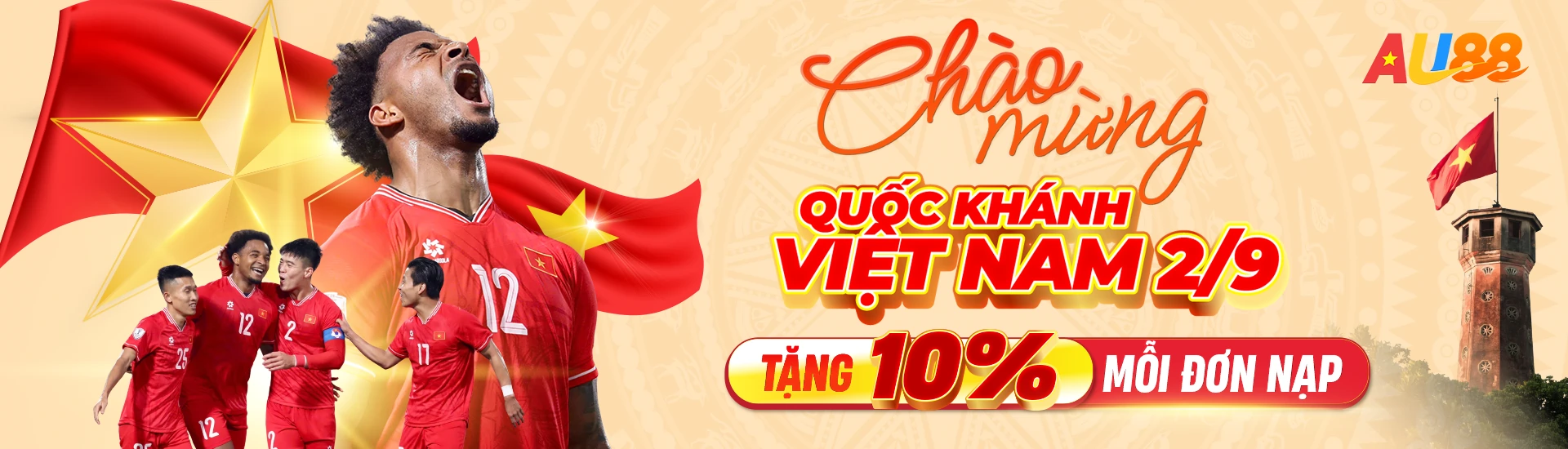 Banner nhà cái au88 chính thức bản pc